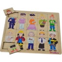 Einlegepuzzle, Mix und Match